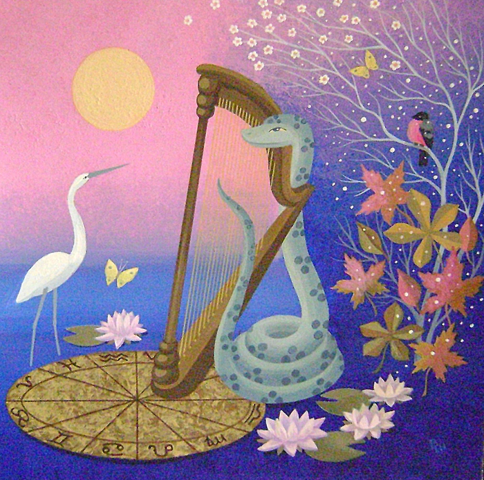 Соло на закате