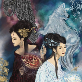 Японские ведьмы ведьмы Инья-Янь