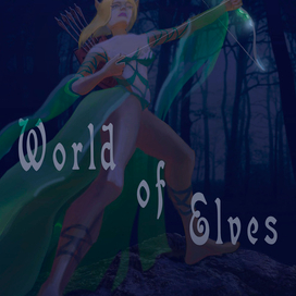 Набросок обложки для игры. 