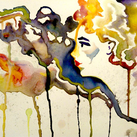 Акварельный дождь