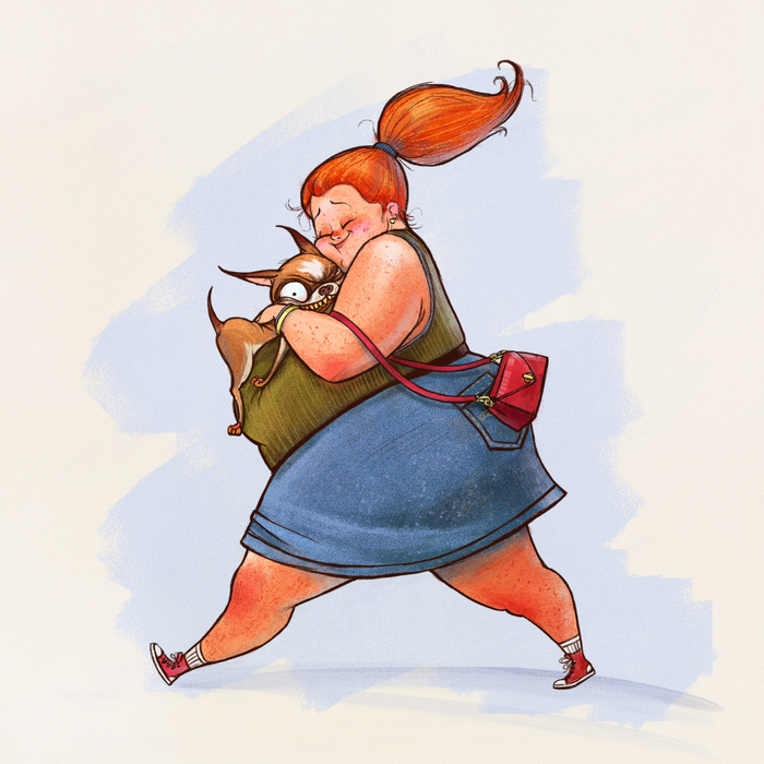 Дама с мерзкой собачкой.