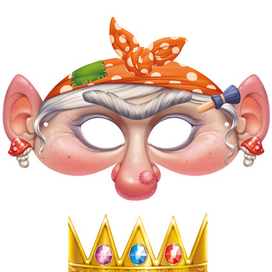 Маски с накладными элементами для Геодом