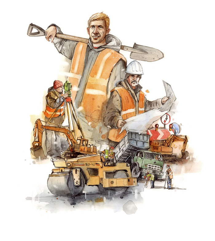 Иллюстрация для Росавтодор.