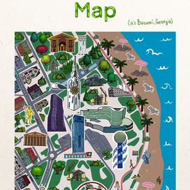 Карта города: Батуми, Грузия