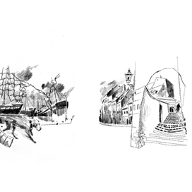 полосный разворот Ж,Сименон "Цена головы"