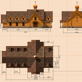 эскиз реконструкции подворья