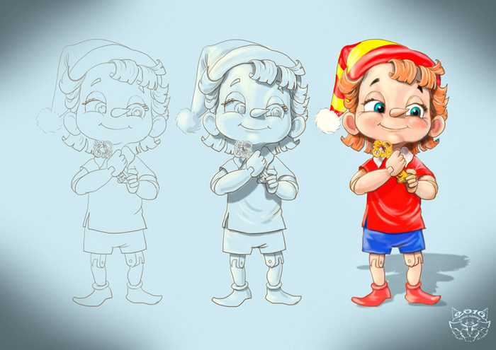 Скетч персонаж..- Буратино