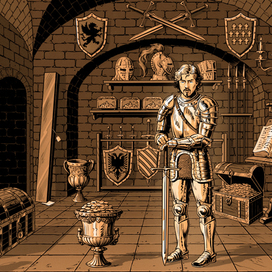 Рыцарь в сокровищнице - с Иванчевым