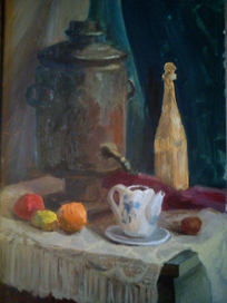 Натюрморт с самоваром