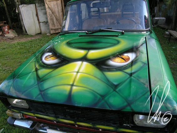 Москвич 2140 Green Dragon (фрагмент).