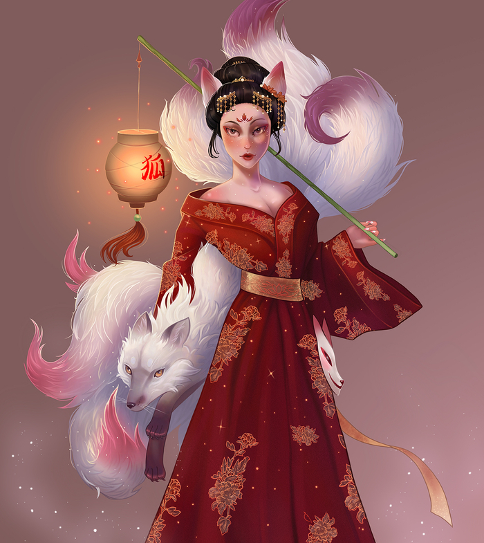 Разработка персонажа японской мифологии