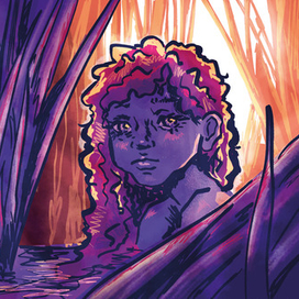 Русалка в камышах