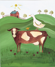 иллюстирация в прованском стиле