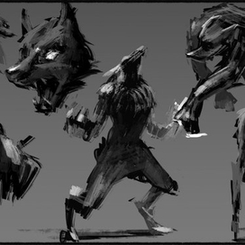 Оборотень скетчи