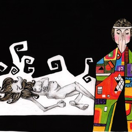 Фрагмент иллюстрации 6 из серии к сказке "Леший"