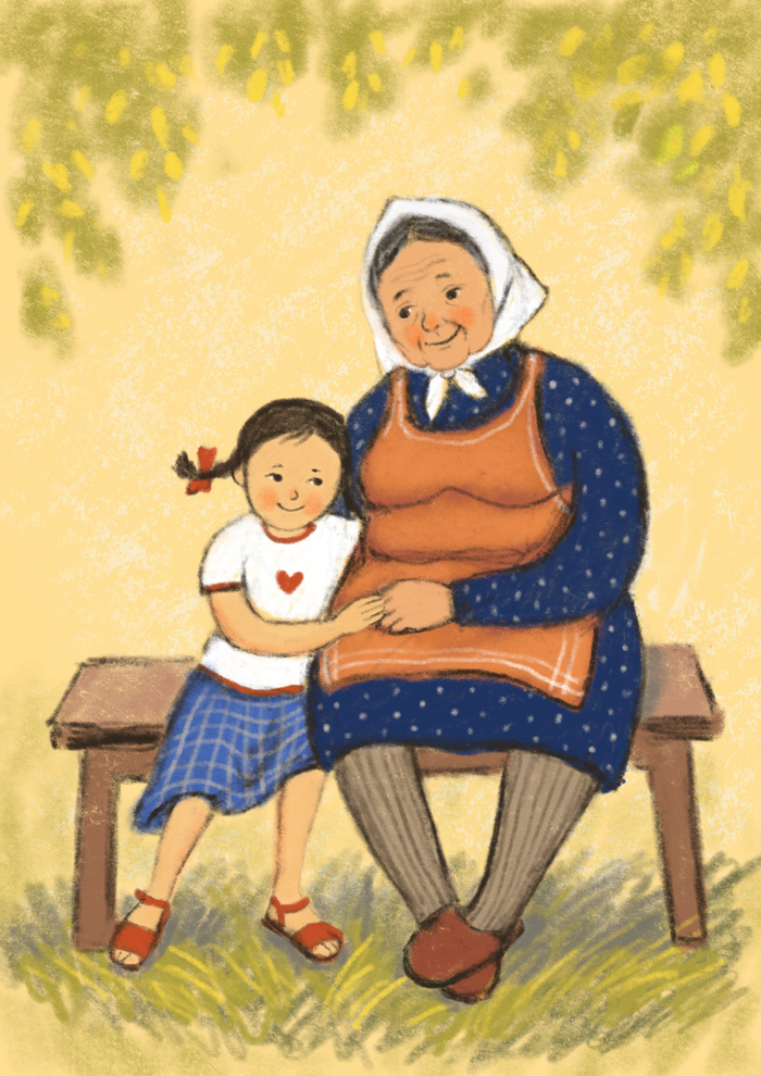 Любимая бабушка