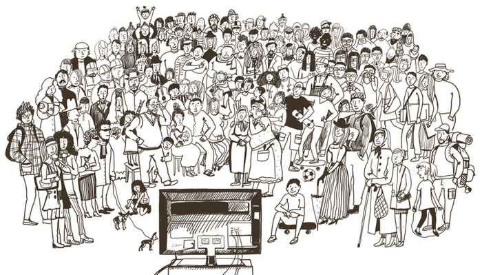 иллюстрация к проекту презентации Первого канала диджитал