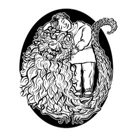 Буквица О. К сказкам для взрослых Бориса Драгилёва.