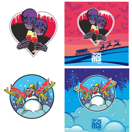 Сувенирные значки с подложкой