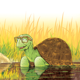 Большие открытия маленького львенка, иллюстрация