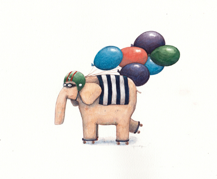 веселый слон