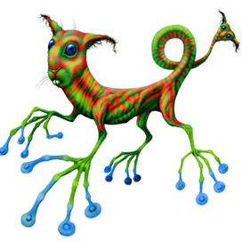 зелёный котозаяц