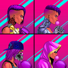 Киберпанк-боксер, NFT,