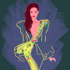 Фэшн иллюстрация