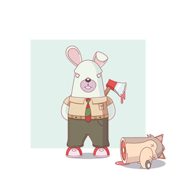 Милый зайчик