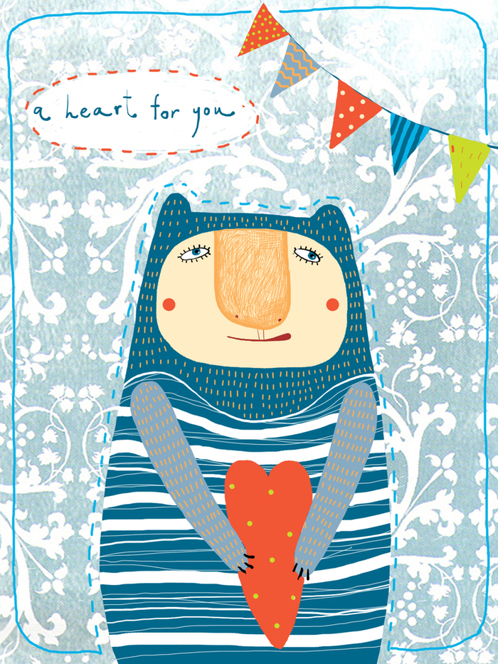 мишка с сердцем