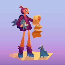 Дизайн персонажа. Векторная графика