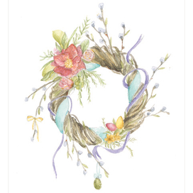 Пасхальный венок