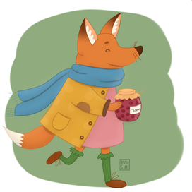 Осенняя лисичка😌