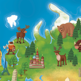 Игра-ходилка "Кругосветка" для ИД Десятое Королевство