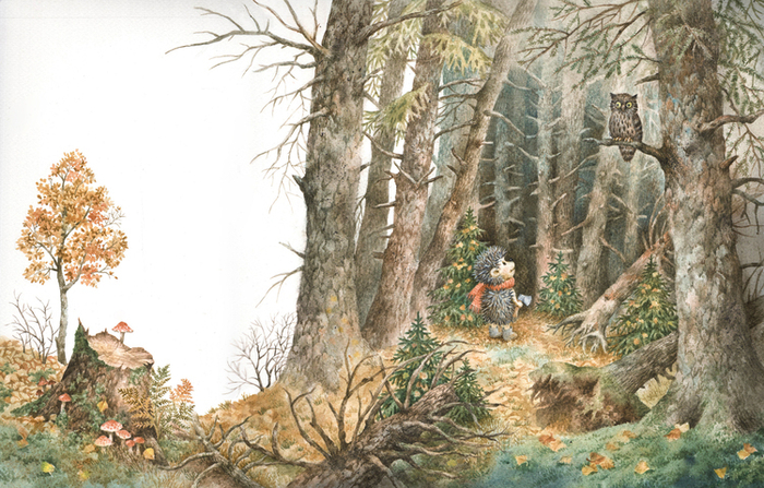 Анна Ганзен "Про ёженьку"