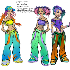 Концепт персонажей для одного проекта…