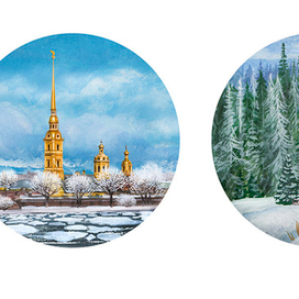 Л. Чарская, "Сибирочка", два шмуцтитула. 