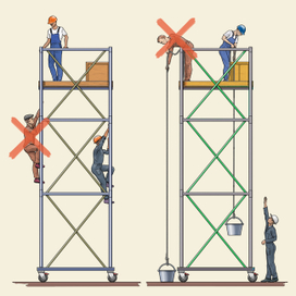 Лезут...Поднимают...