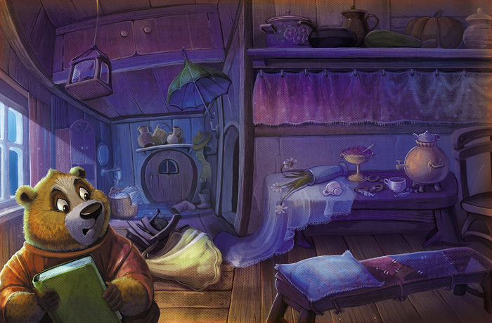 5. Иллюстрация к произведению Е. Матюшкиной "Мой милый Медвежик"