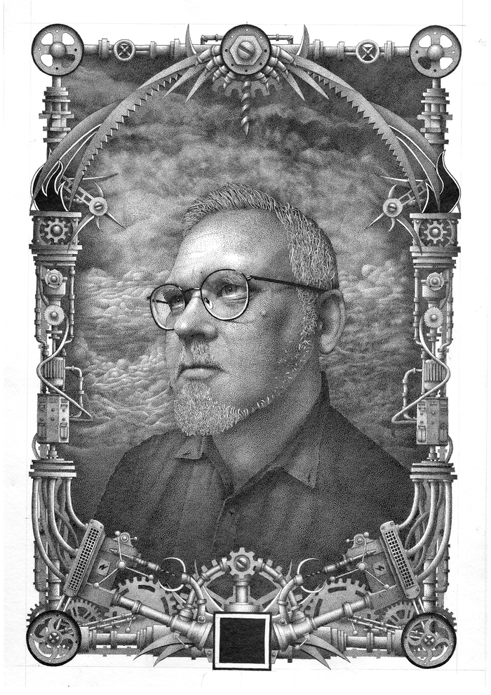 Портрет Александра Лебедева-Фронтова 