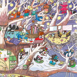  Адвент-календарь «Как Дед Мороз шапку искал» фрагмент