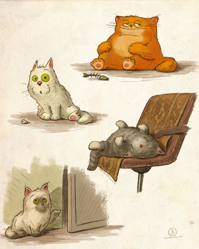 Кото скетчи