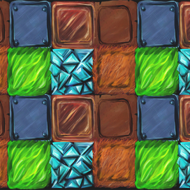 кожа, металл, дерево, шерсть, трава, кристалы