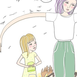 Мама комары и дети 