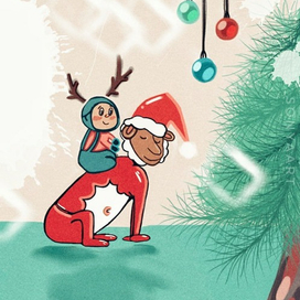 Новорічна листівочка