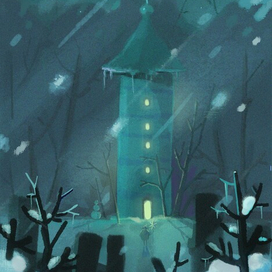 Зимняя иллюстрация