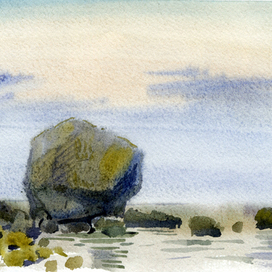 Крабий мыс и большой камень