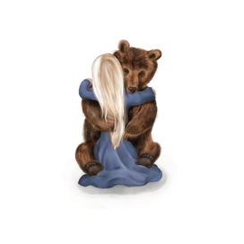 Девочка и мишка