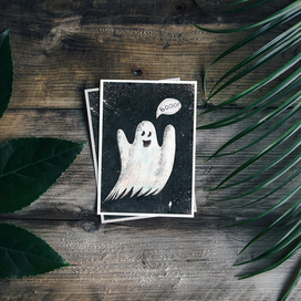 Открытка на хэллуин