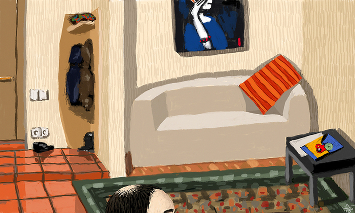 Автопортрет в интерьере